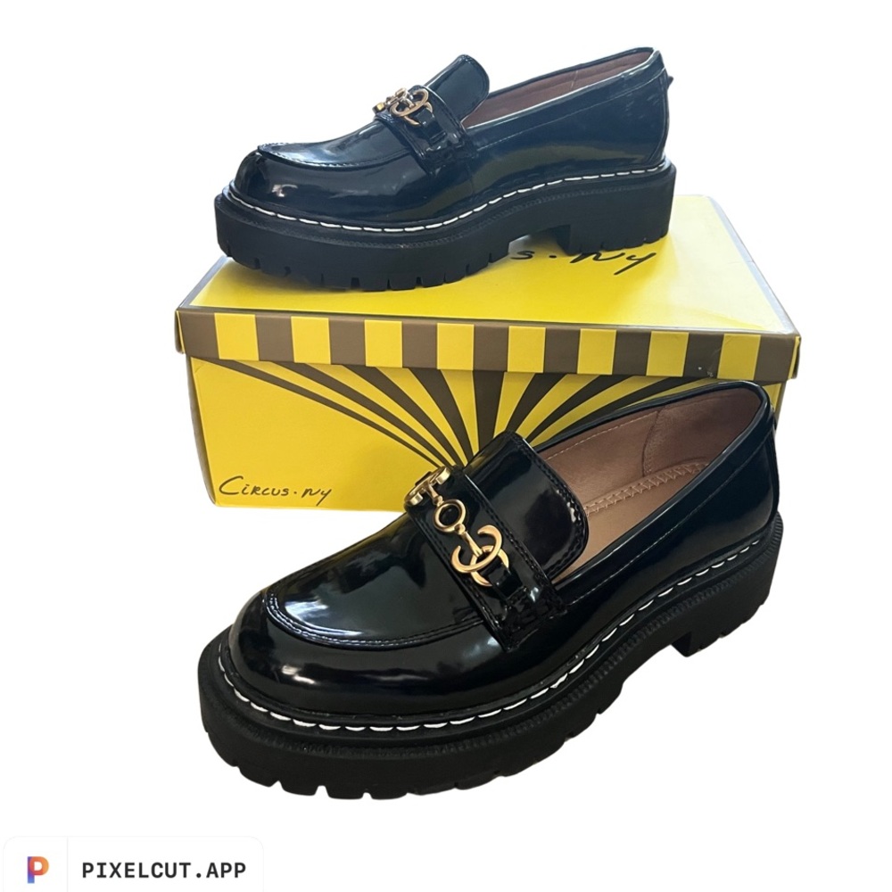 Circus by Sam Edelman chunky loafers. Eileen black